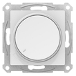 Светорегулятор (диммер) SE AtlasDesign поворотно-нажимной, 315Вт, белый, механизм - Электрика, НВА - Выключатели и розетки - Выключатели - Магазин электрооборудования Проф-Электрик